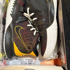 Nike Kyrie 7 Black and Gold Sneakers